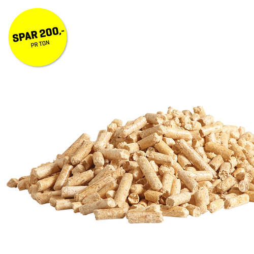 Heatlets Premium træpiller, løse 6 mm · Minimum 5 tons